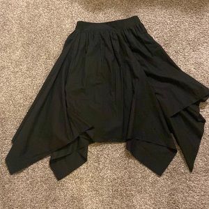 Bailey 44 asymmetrical black skirt